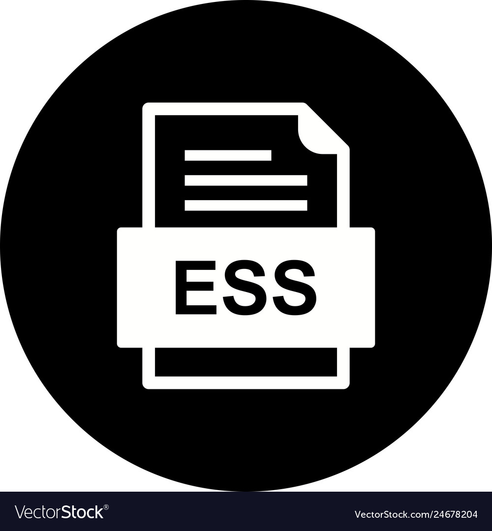 Ess file document icon