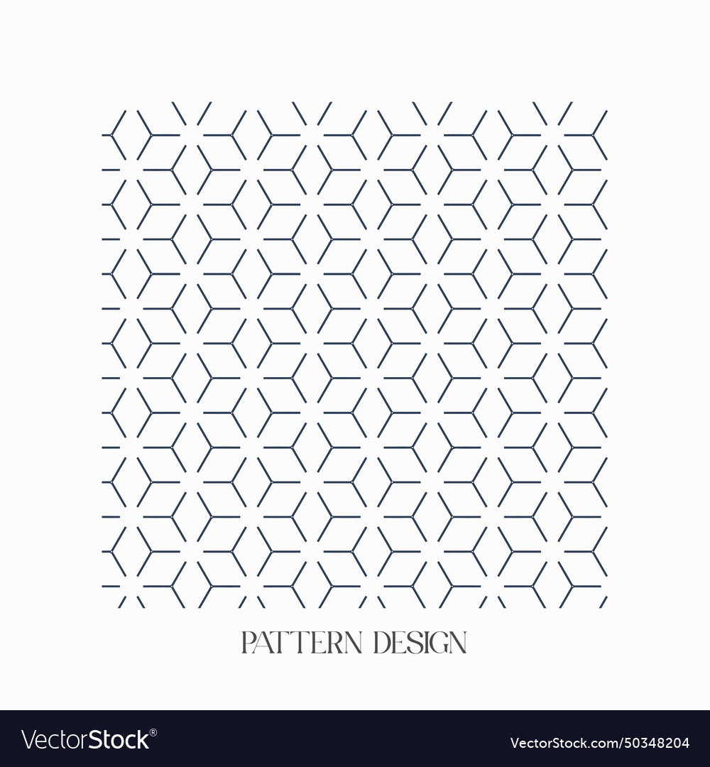 Geometric pattern with squares print