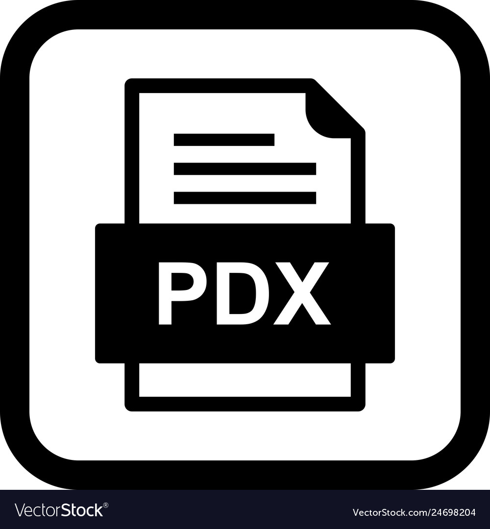 Pdx file document icon