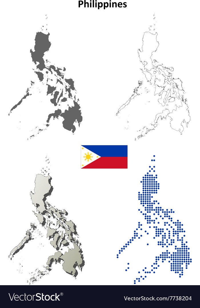 Philippine Map Outline PNG