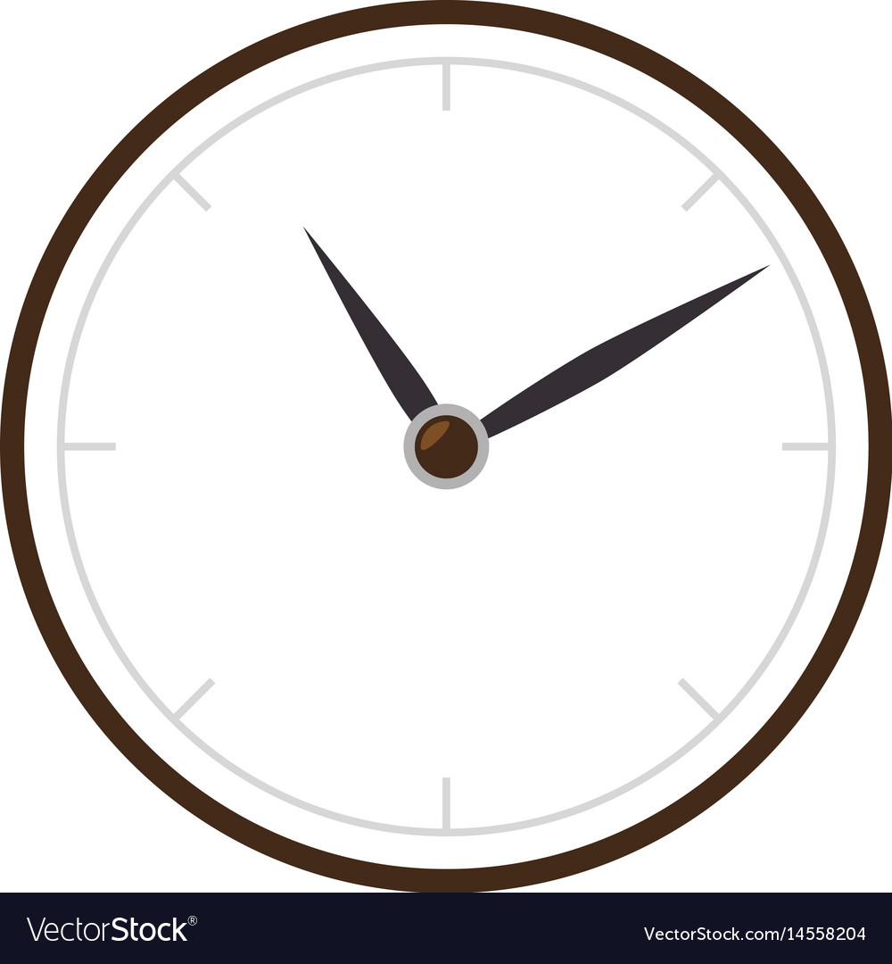 Time clock isolated icon
