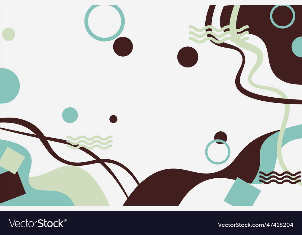 Wavy with shape different form background vector image Wavy with shape different form background