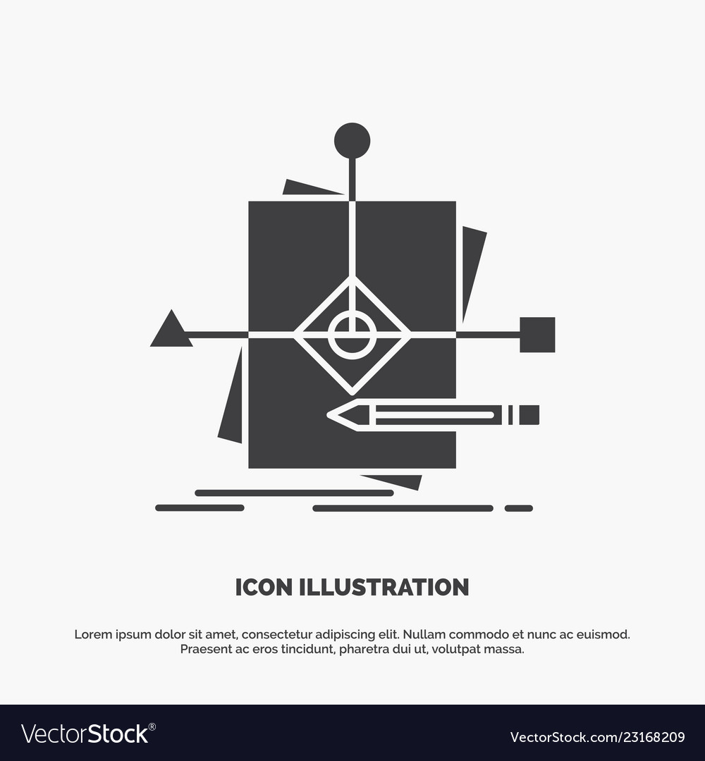 Algorithm business foretelling pattern plan icon vector image Algorithm business foretelling pattern plan icon