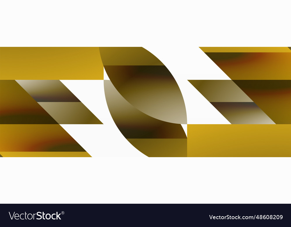 Assorted geometric shapes unite in a minimalistic