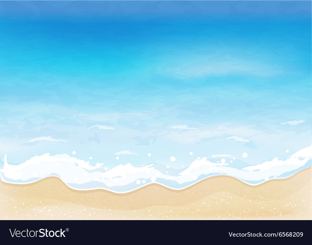 Beach background Royalty Free Vector Image - VectorStock