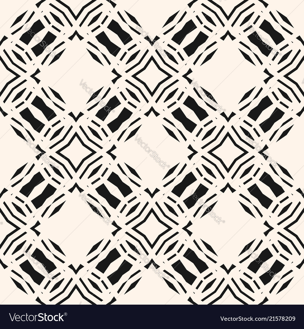 Geometric seamless pattern with diamonds grid vector image Geometric seamless pattern with diamonds grid
