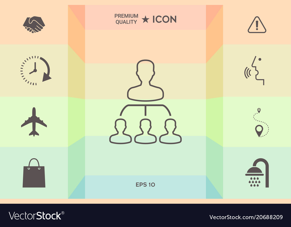 Hierarchy - line icon