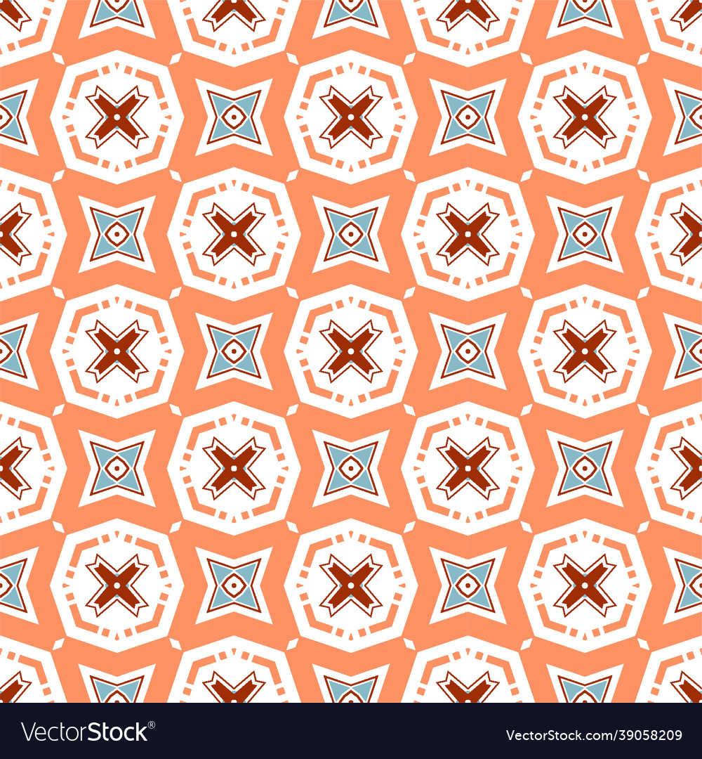 Modern pattern ornament abstract shape seamless vector image Modern pattern ornament abstract shape seamless