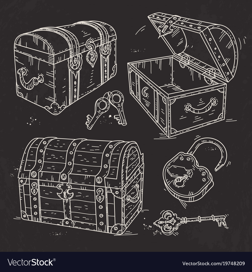 Pirate Chests with Keys
