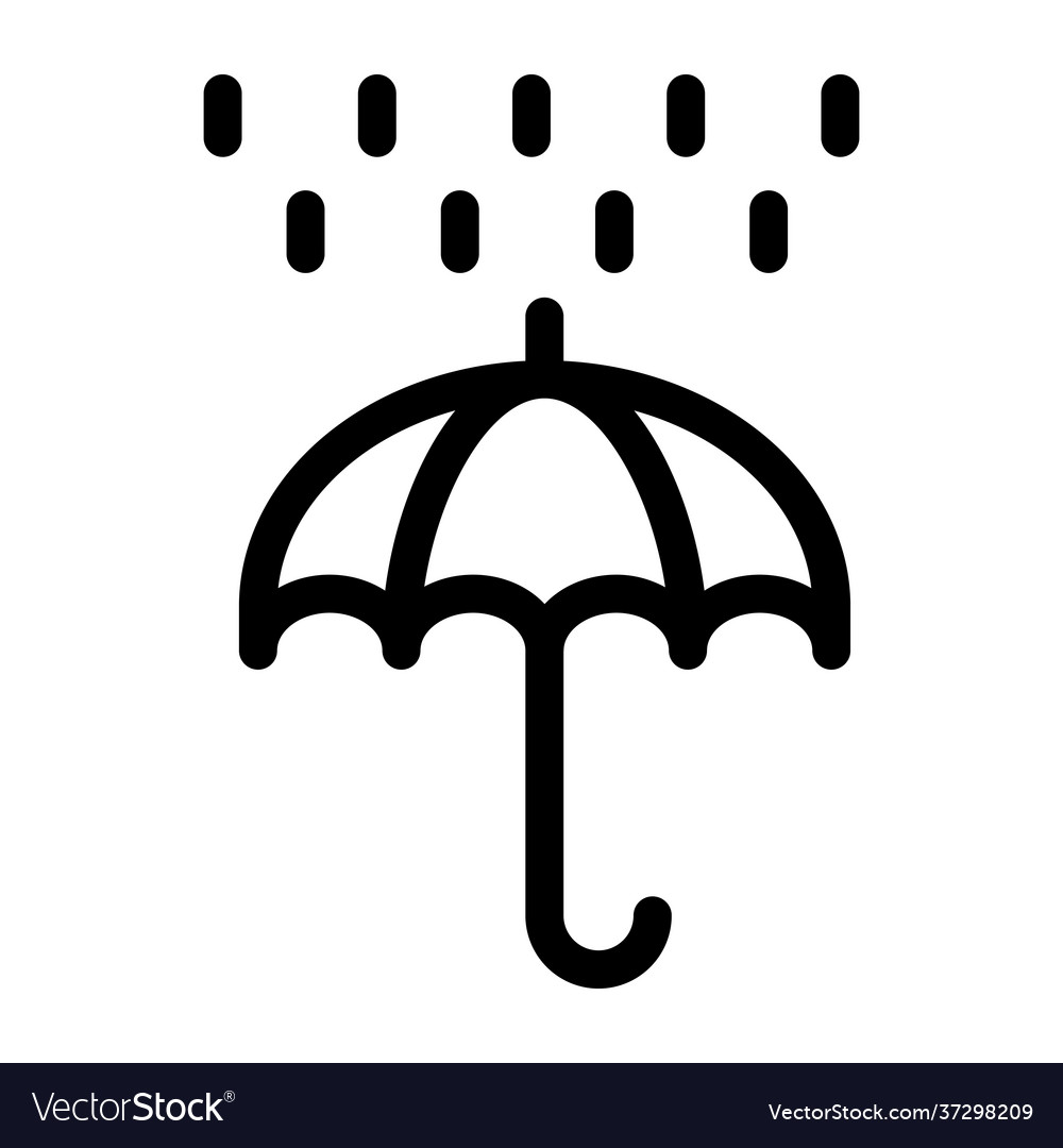 Rain Royalty Free Vector Image - VectorStock