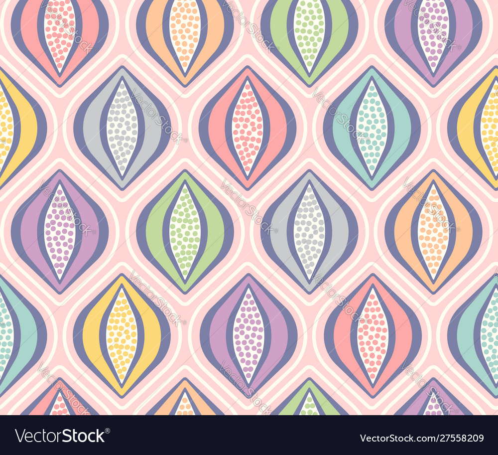 Retro seamless colorful pattern vector image Retro seamless colorful pattern