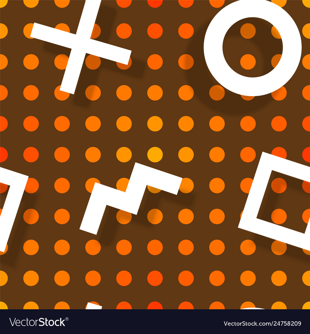Seamless pattern geometric elements