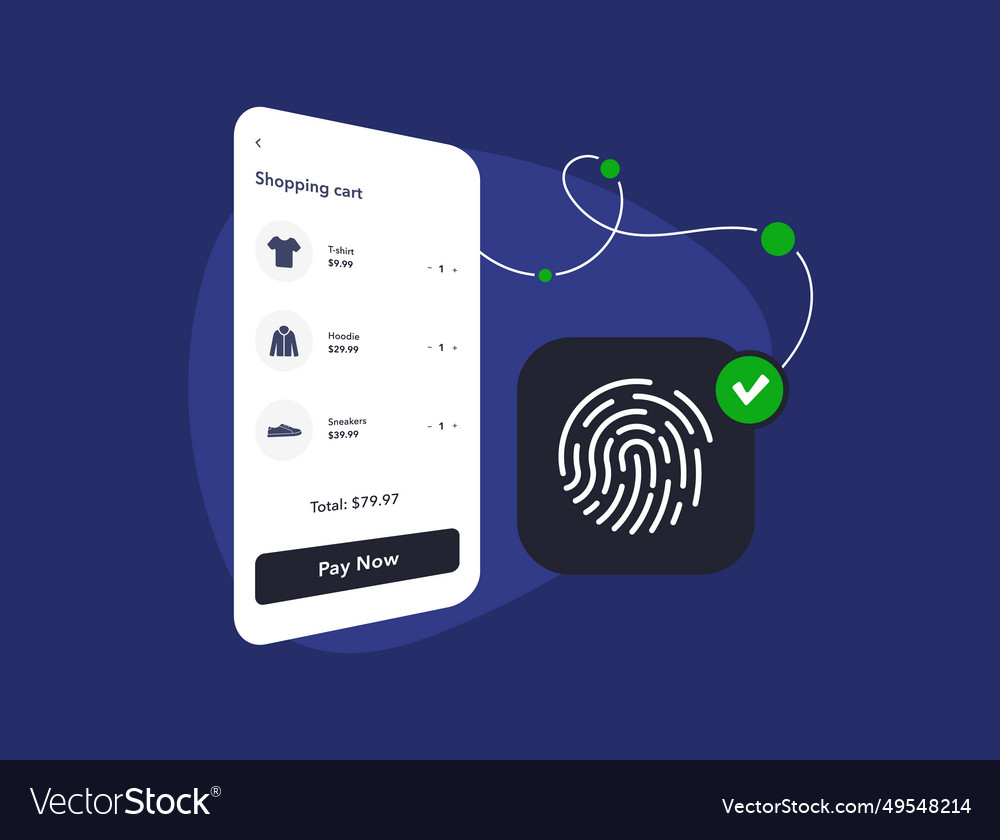 Biometric payment authentication in mobile