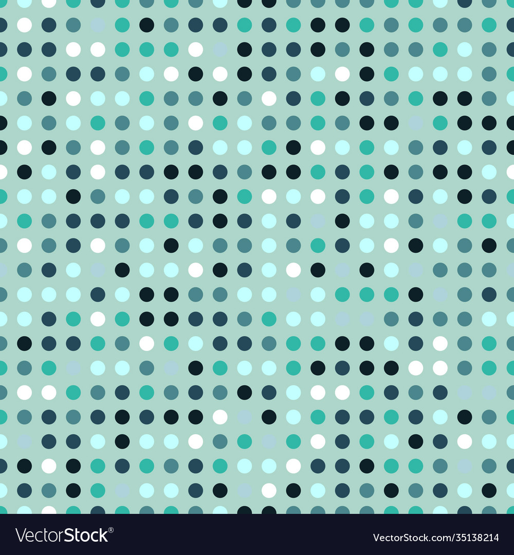 Chaotic seamless pattern multicolored circles vector image Chaotic seamless pattern multicolored circles