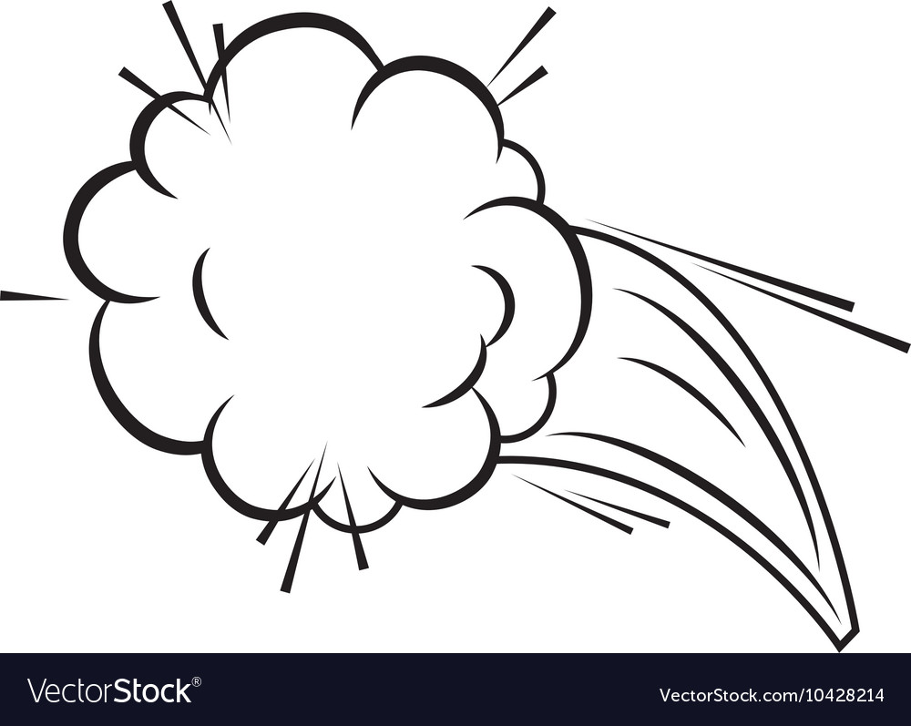 Comic bubble expression Royalty Free Vector Image