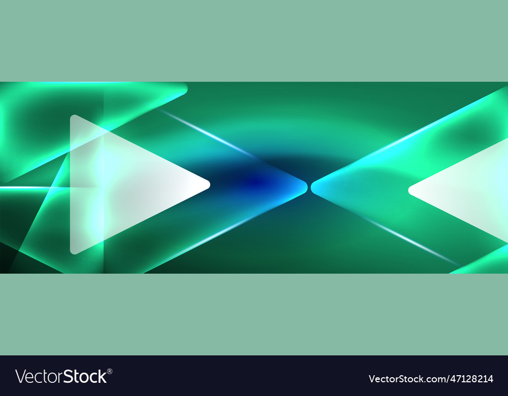 Neon lights hacking geometric background virtual