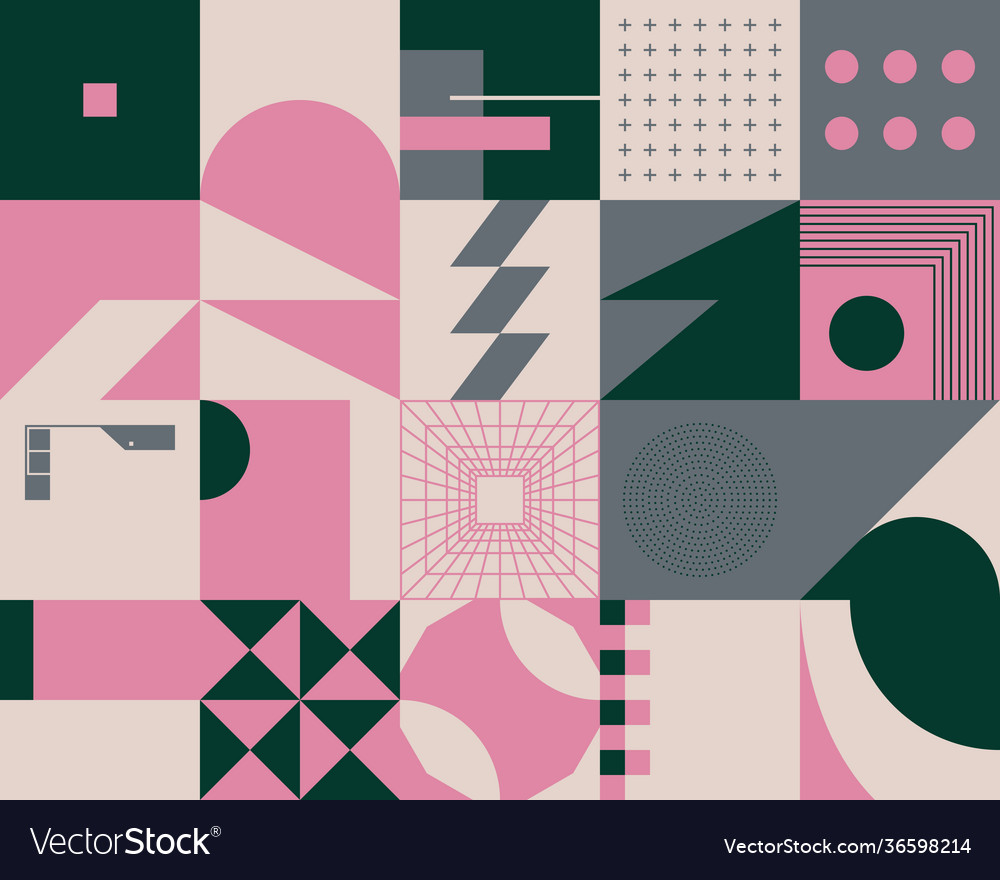 Retro future abstract pattern
