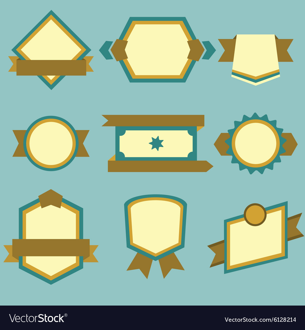 Retro style design elements