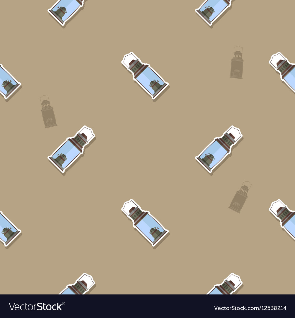 Seamless pattern with lanterns