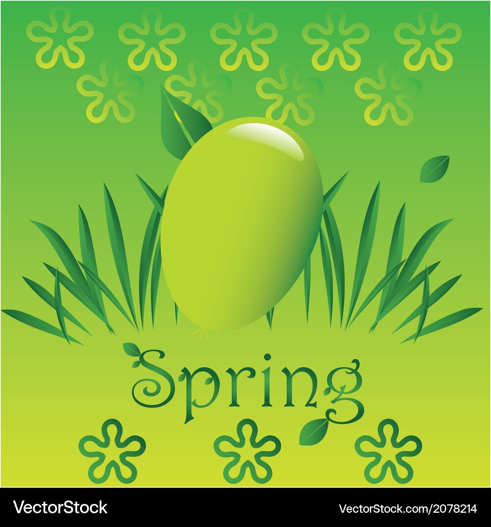 Spring easter 3 Royalty Free Vector Image - VectorStock