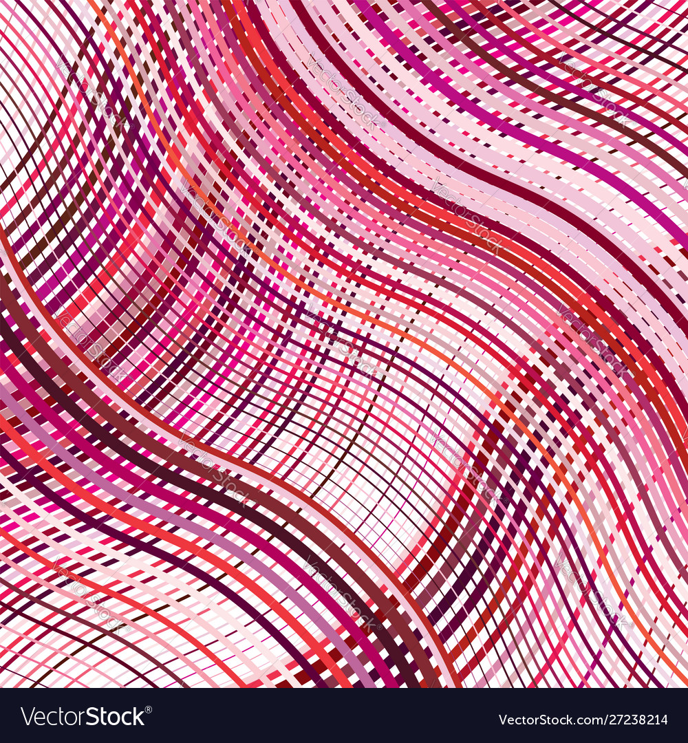 Wavy waving texture pattern grid mesh lines vector image Wavy waving texture pattern grid mesh lines