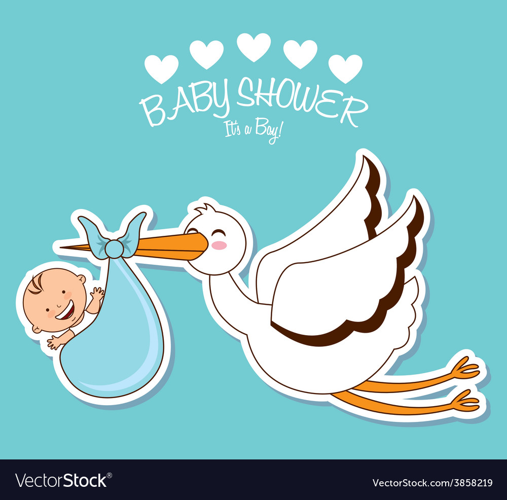 Baby shower Royalty Free Vector Image - VectorStock