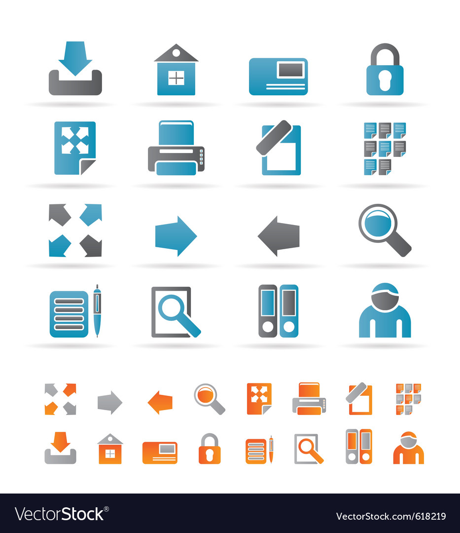 Internet and web site icons