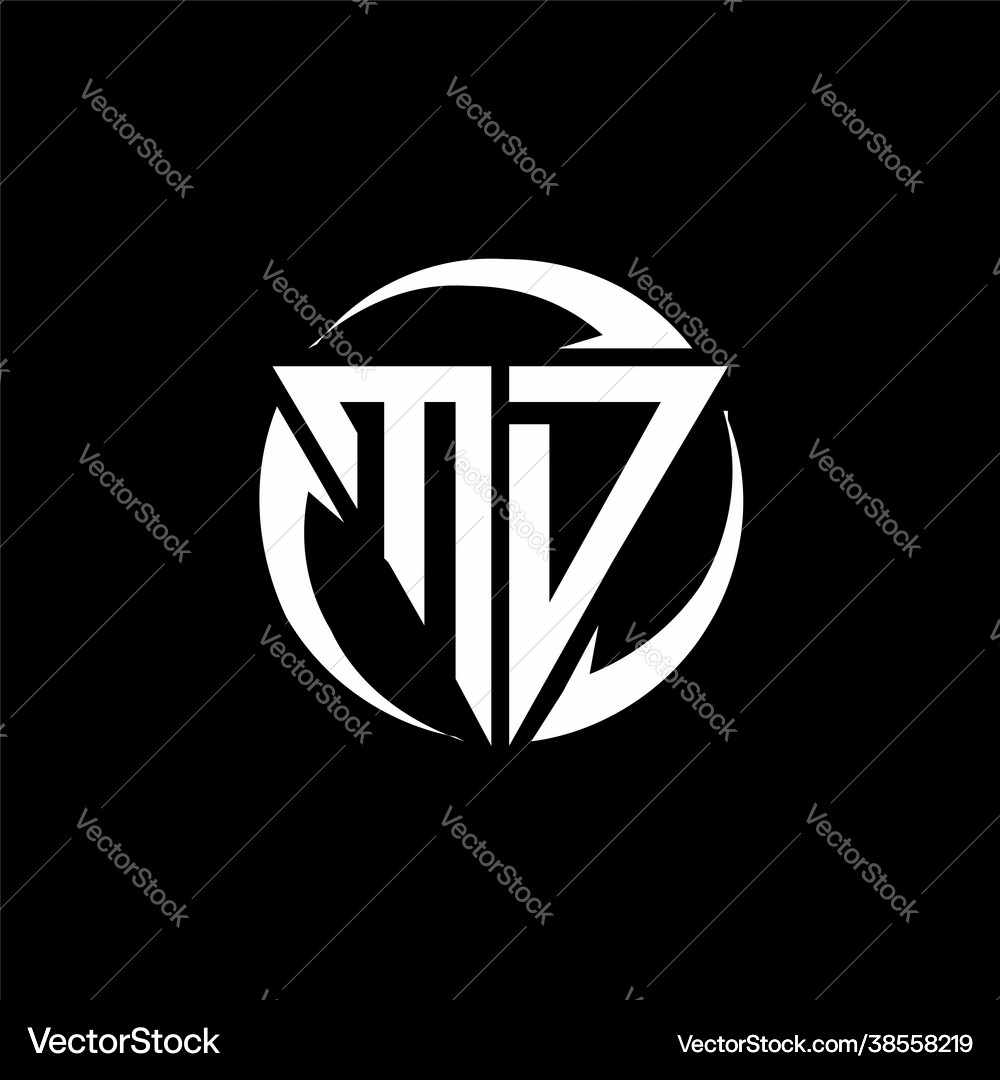 Md logo monogram design template Royalty Free Vector Image