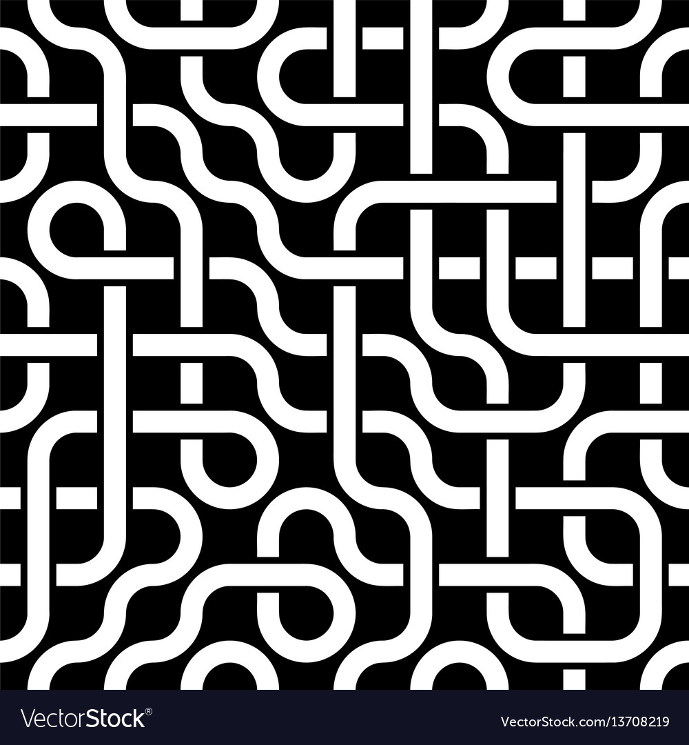 Pipeline grid abstract geometric design of tubes vector image Pipeline grid abstract geometric design of tubes