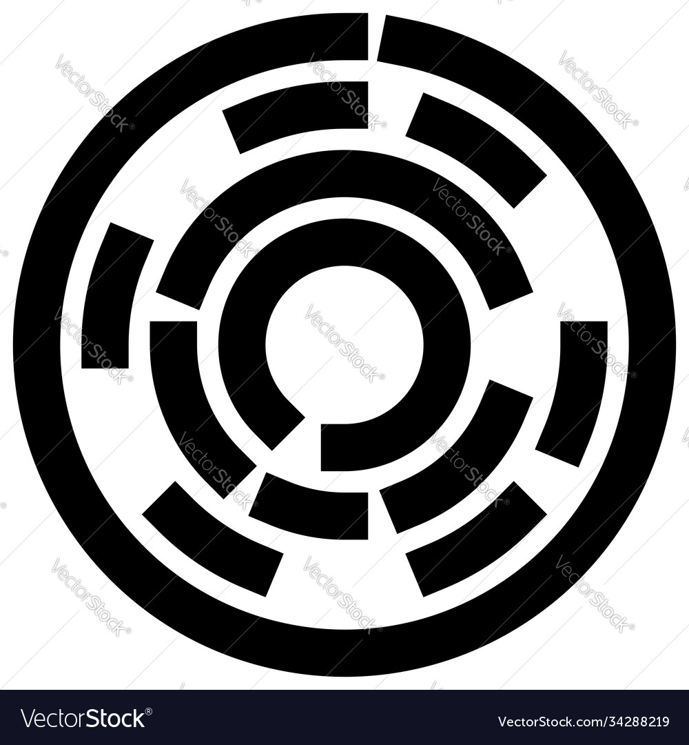 Radial radiating lines abstract burst element vector image Radial radiating lines abstract burst element