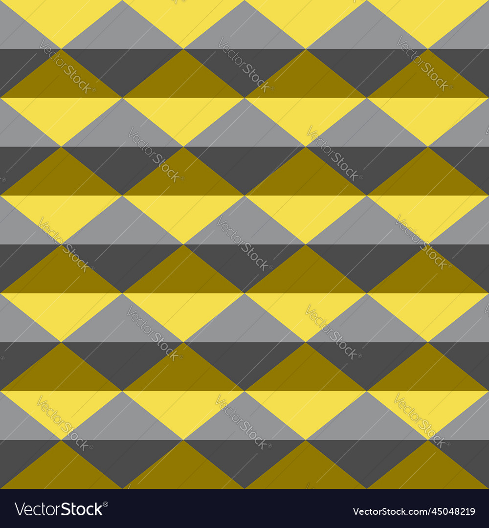 Seamless zigzag yellow gray pattern background vector image Seamless zigzag yellow gray pattern background