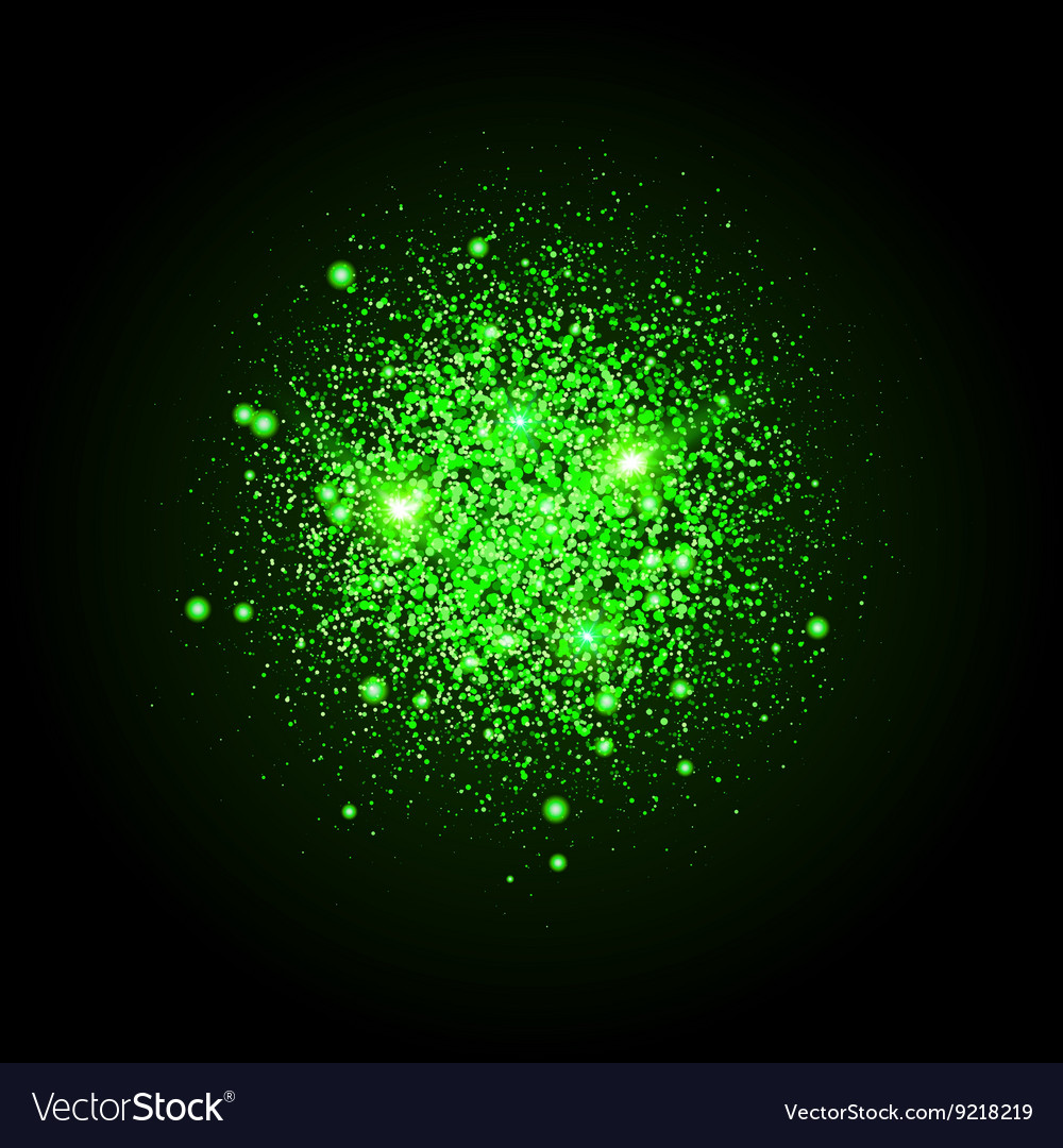 Shiny particles shape sparkling background