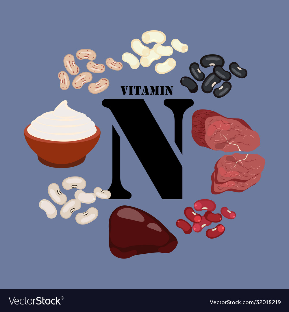 Vitamin n healthy nutrient rich food