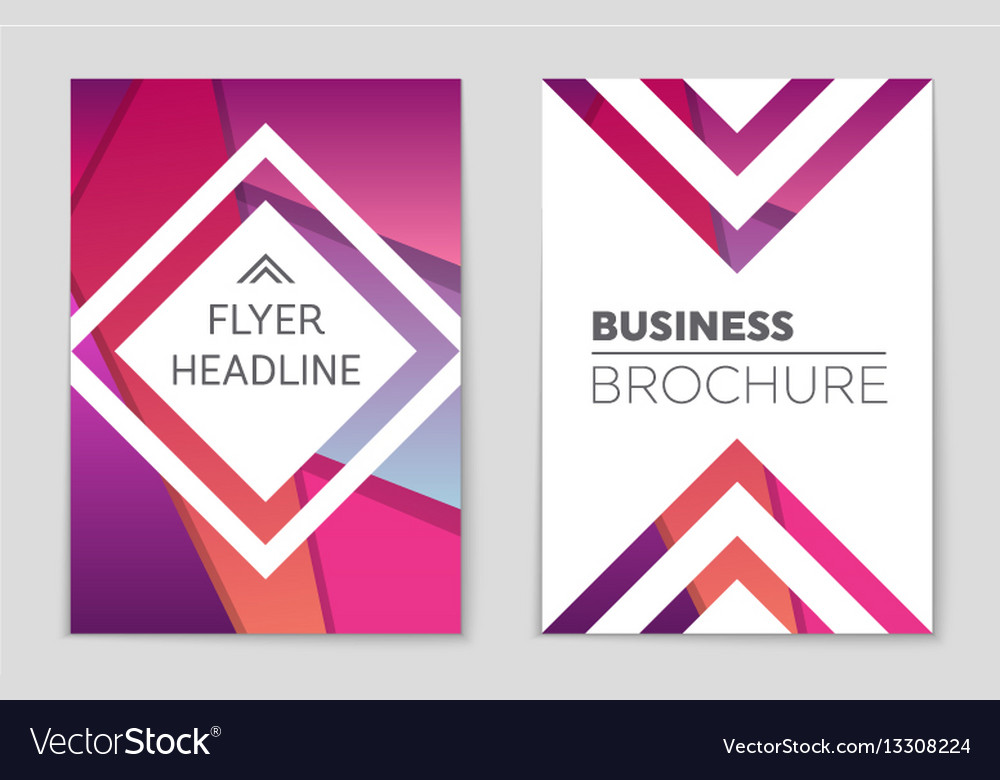 Abstract layout background set for art