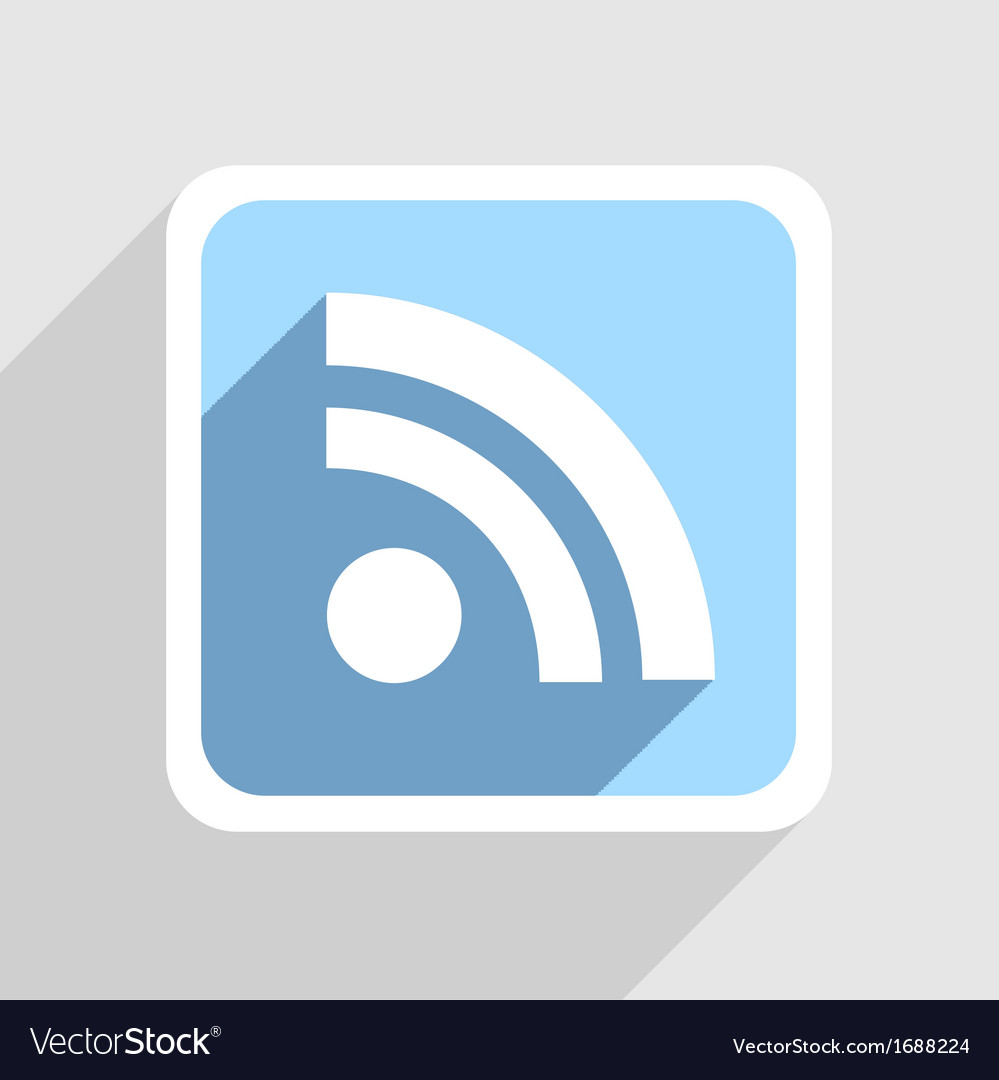 Blue icon on gray background eps10