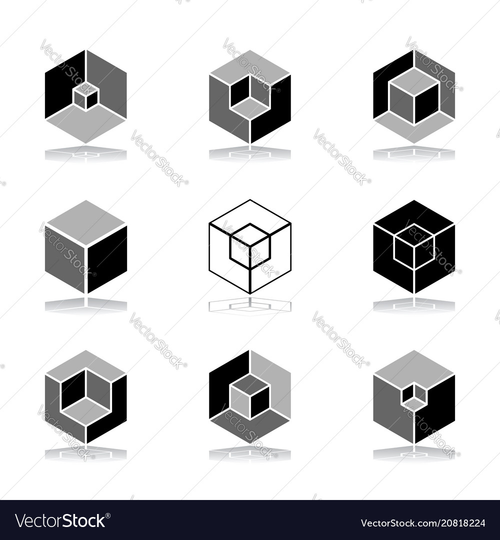 Design elements set vector image Design elements set