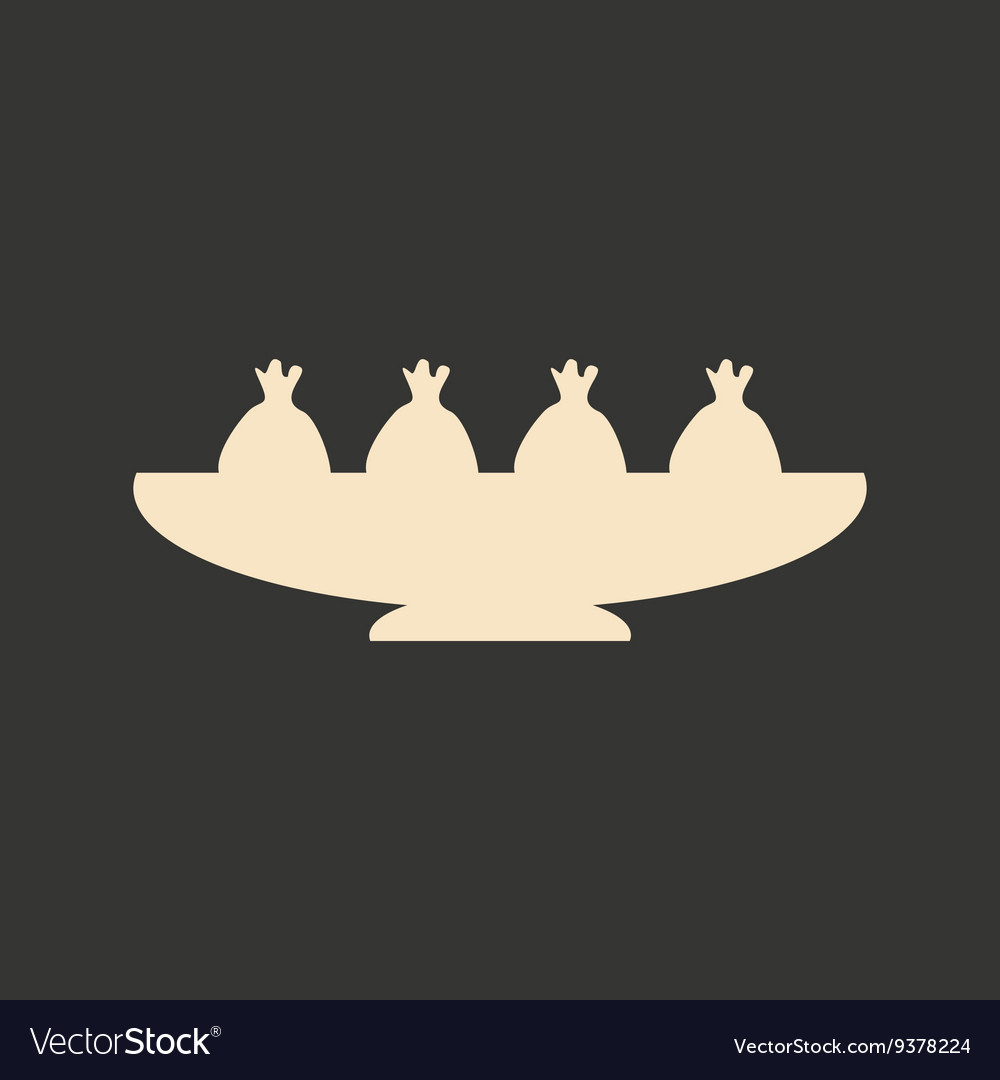 Flat with shadow icon and mobile application