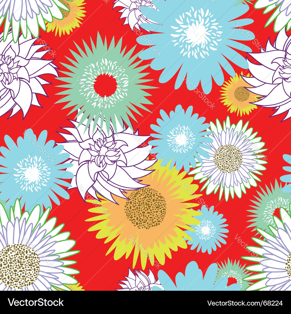 Flower background Royalty Free Vector Image - VectorStock