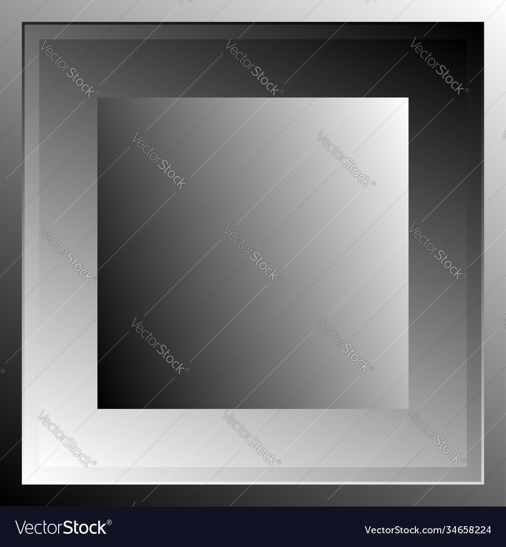 Overlapping squares blocks grayscale vector image Overlapping squares blocks grayscale