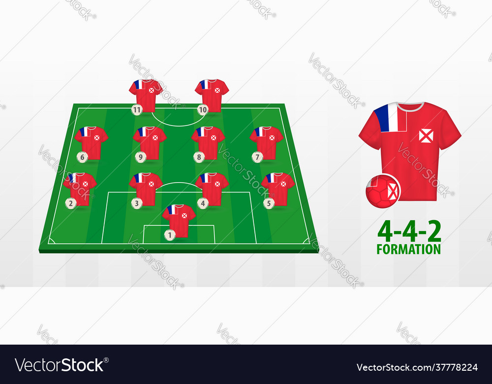 Wallis and futuna national football team Vector Image