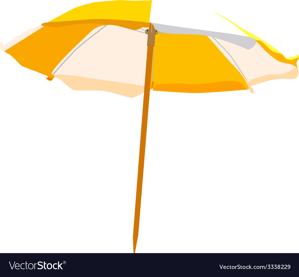 Beach Umbrella Royalty Free Vector Image - Vectorstock