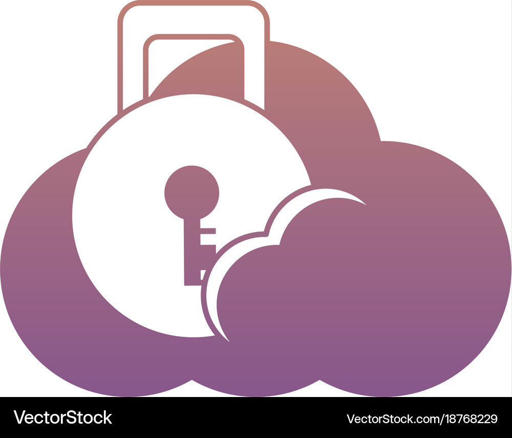 Cloud storage design concept Royalty Free Vector Image