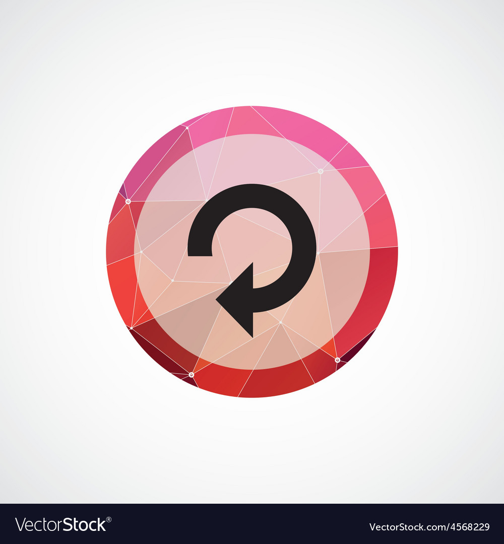 Pink Refresh Reload Icon