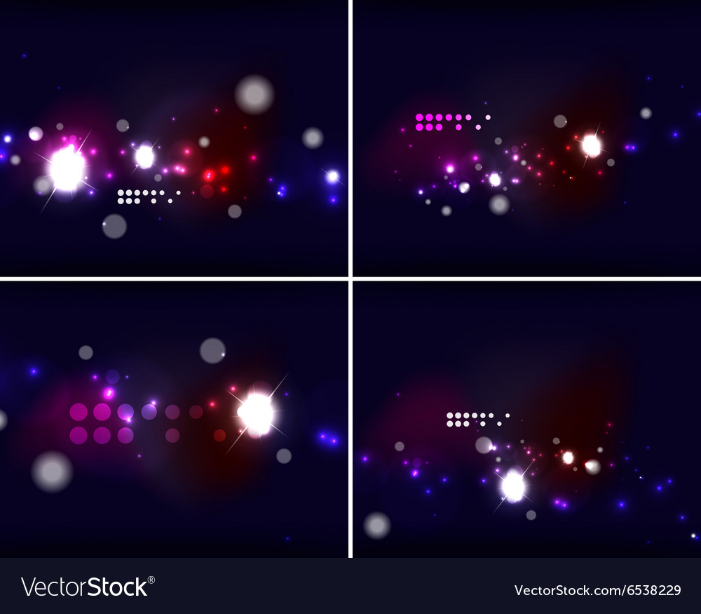 Set of abstract backgrounds with copyspace