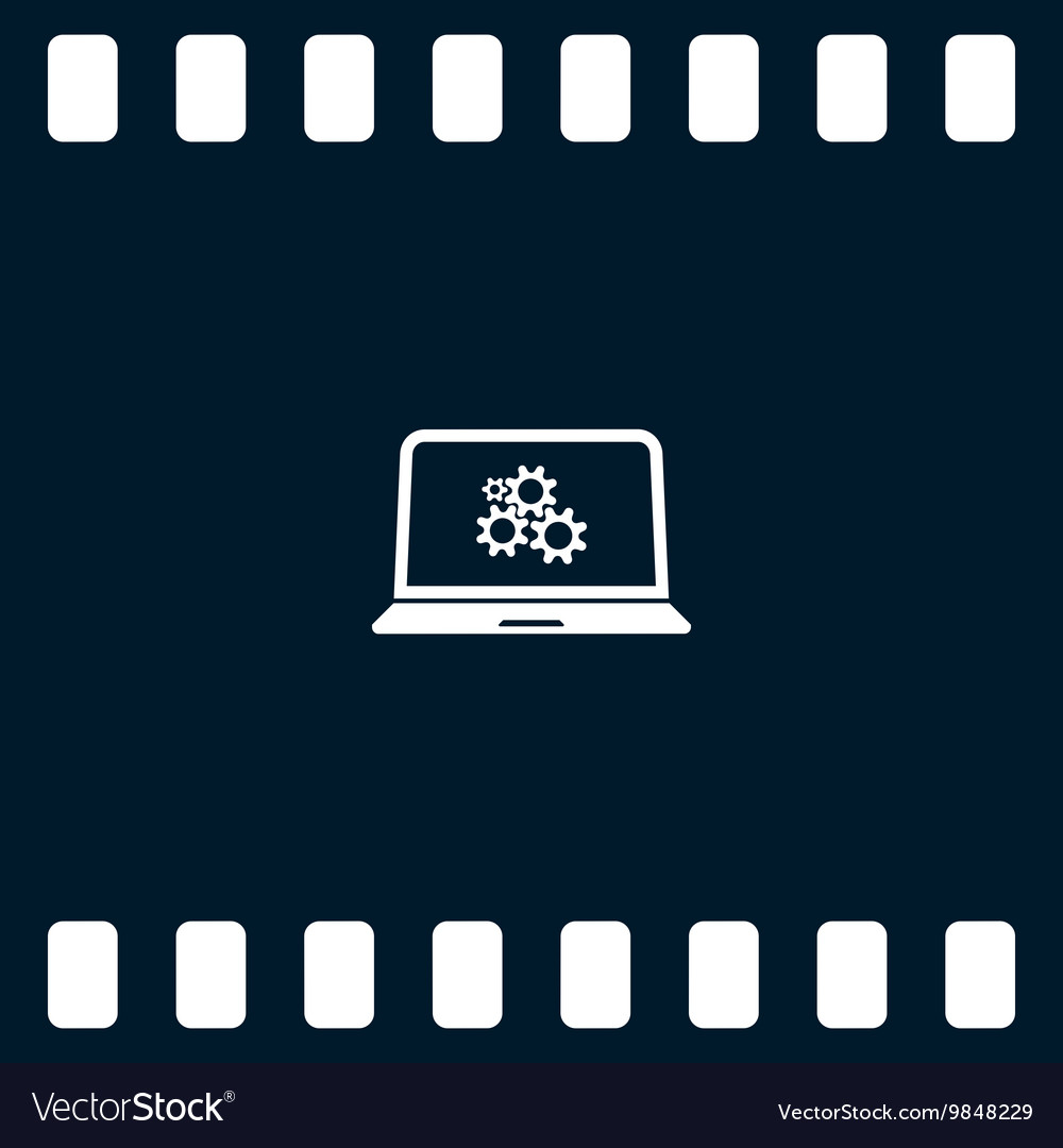 Setting parameters laptop icon
