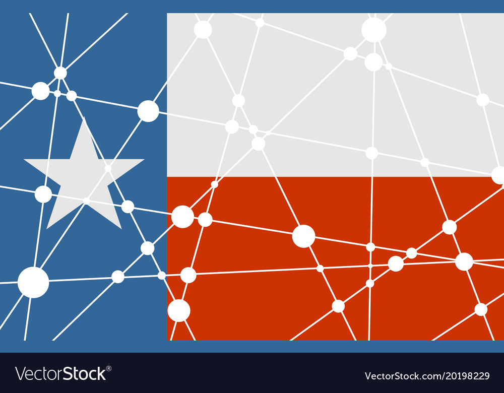 Texas flag concept