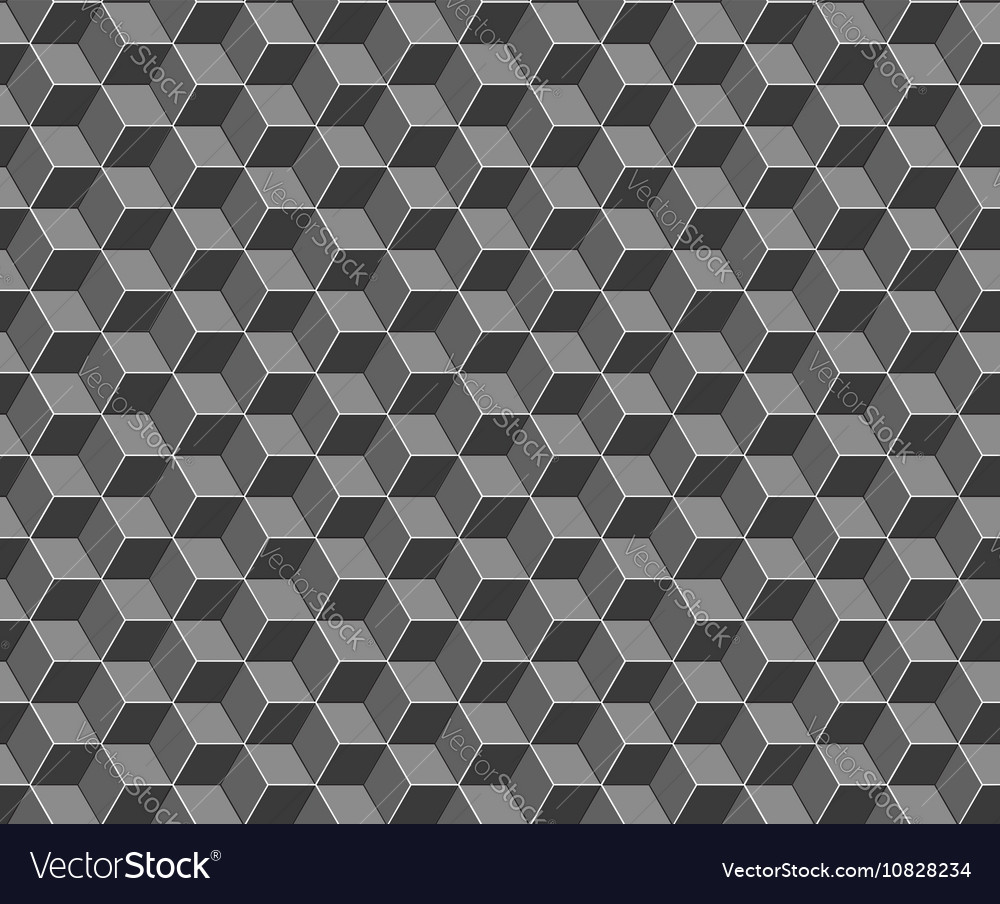 Abstract cubes seamless pattern