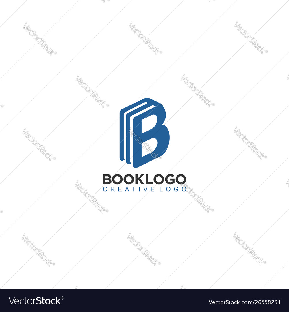 B book logo creative