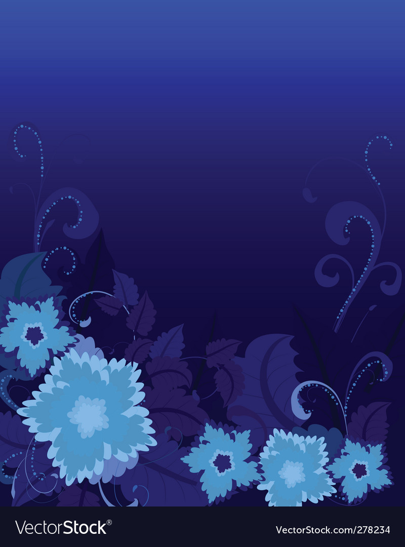 Blue flowers