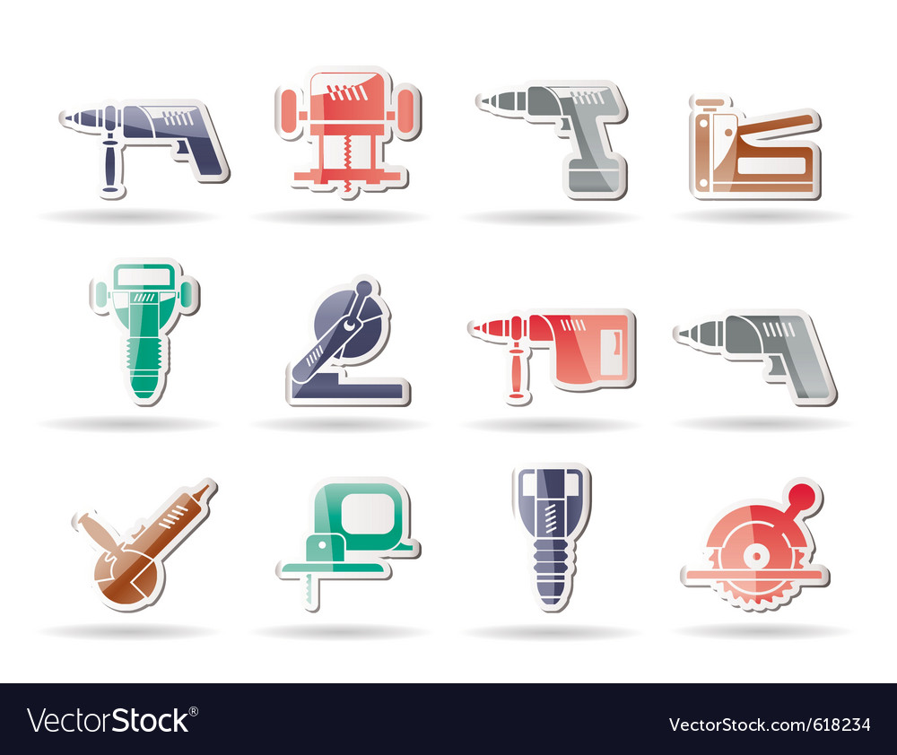 Building and construction tools icons